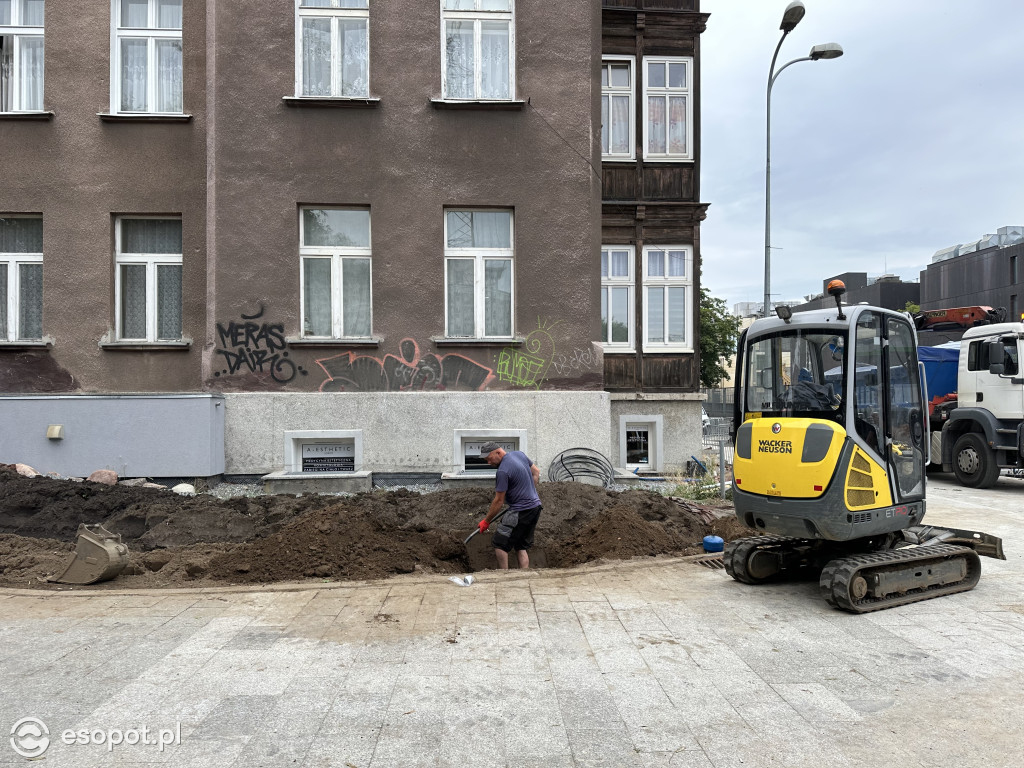 W Sopocie powstał nowy woonerf! Inwestycja już na finiszu [FOTO]