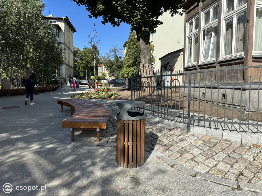Nowy sopocki woonerf pięknieje w oczach! Prace są na ostatniej prostej [FOTO]