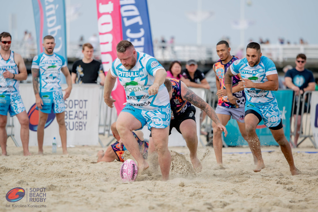 Sopot Beach Rugby 2023 - tłumy kibiców i wielkie sportowe emocje [FOTO]