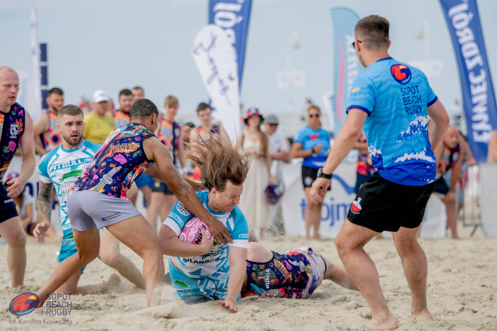 Sopot Beach Rugby 2023 - tłumy kibiców i wielkie sportowe emocje [FOTO]