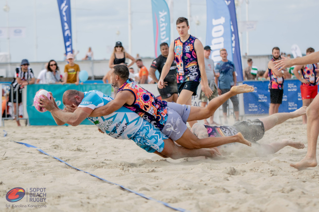 Sopot Beach Rugby 2023 - tłumy kibiców i wielkie sportowe emocje [FOTO]