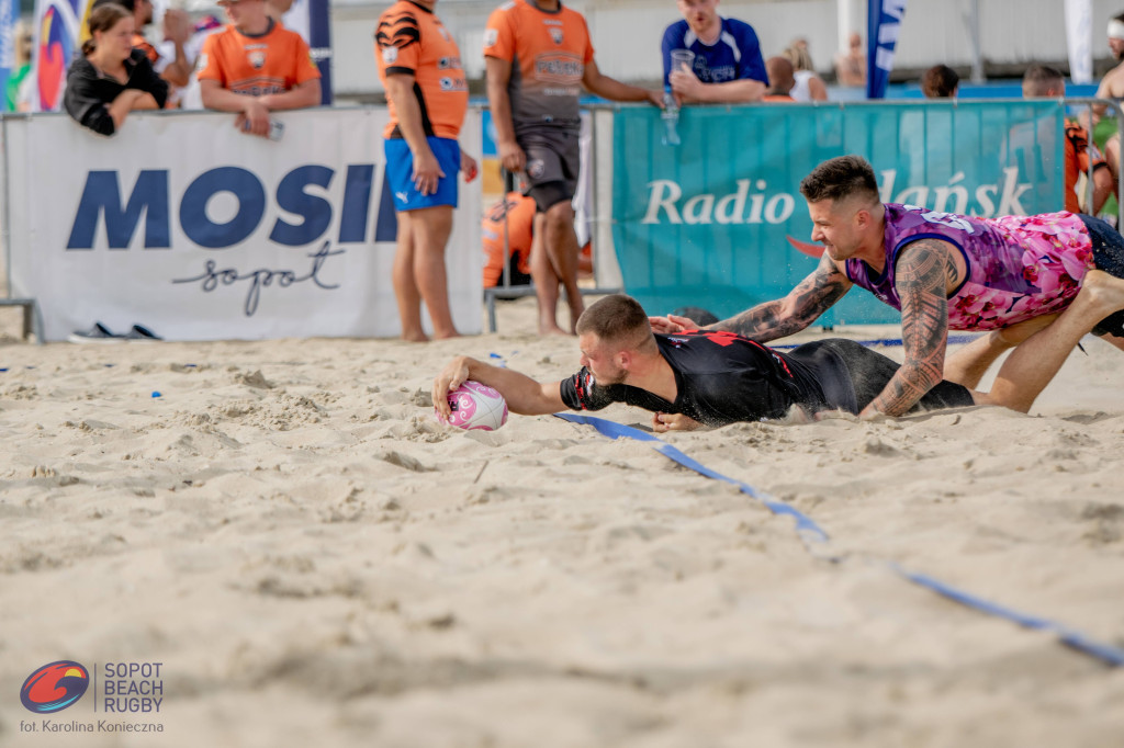 Sopot Beach Rugby 2023 - tłumy kibiców i wielkie sportowe emocje [FOTO]