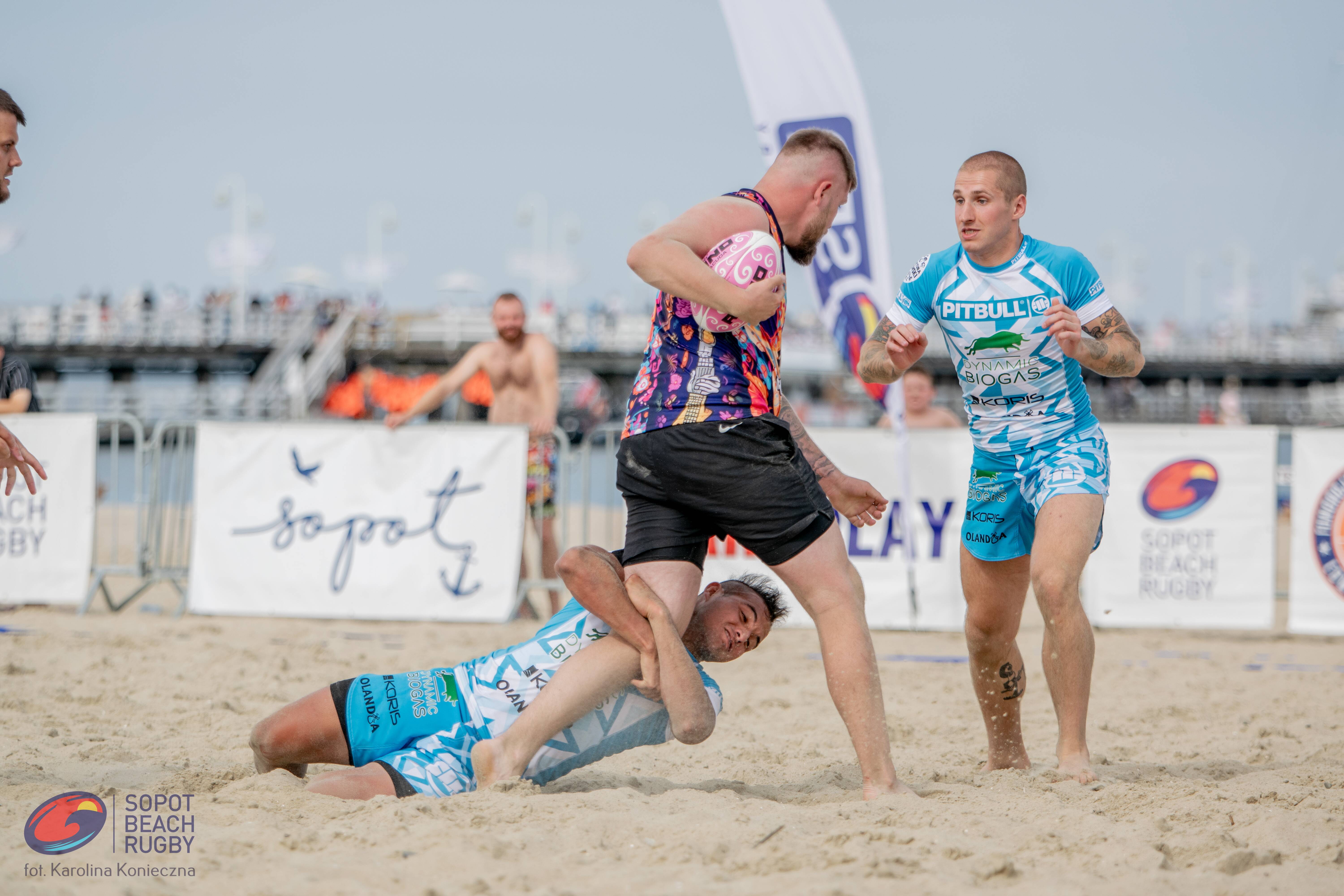 Sopot Beach Rugby 2023 - tłumy kibiców i wielkie sportowe emocje [FOTO]