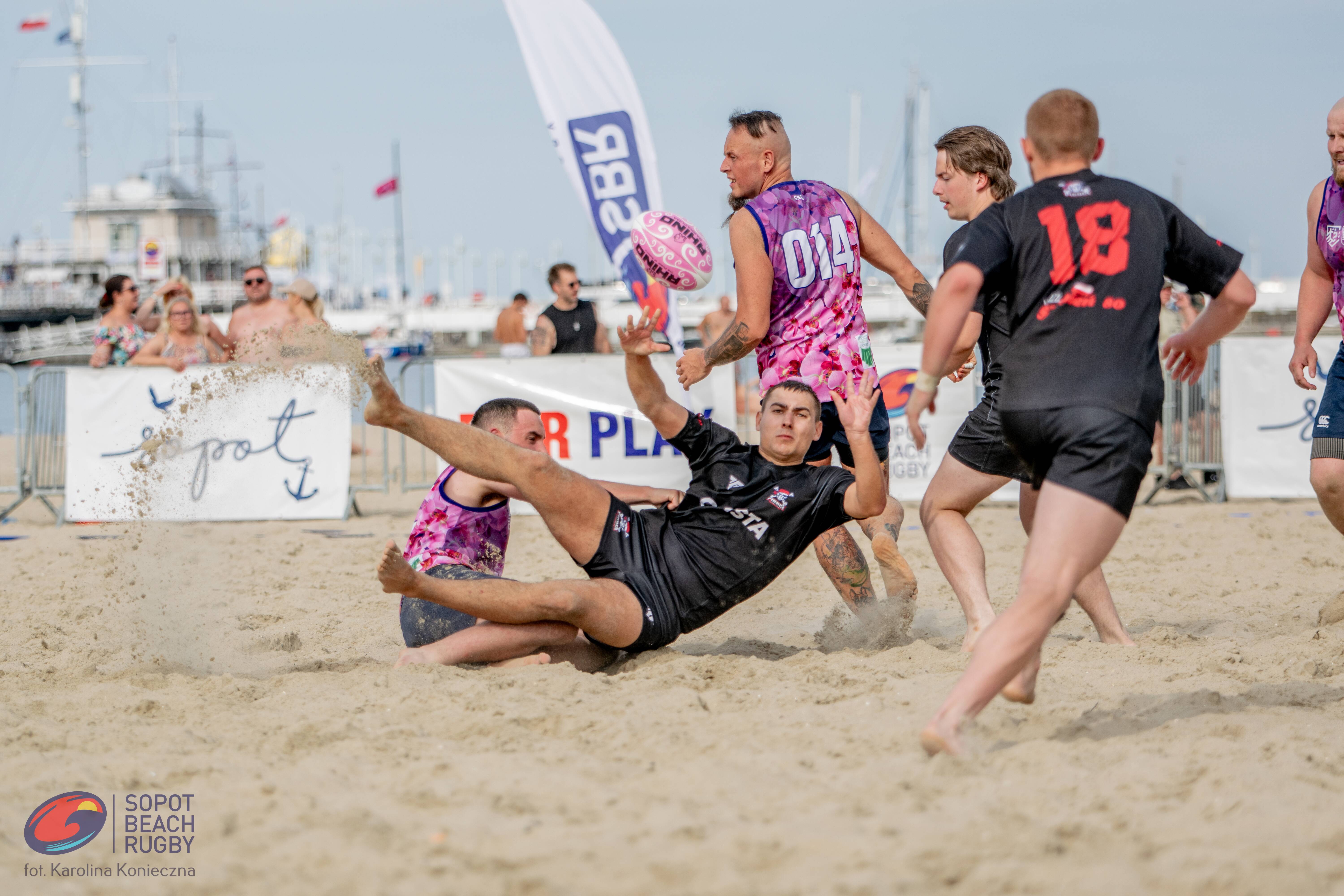 Sopot Beach Rugby 2023 - tłumy kibiców i wielkie sportowe emocje [FOTO]