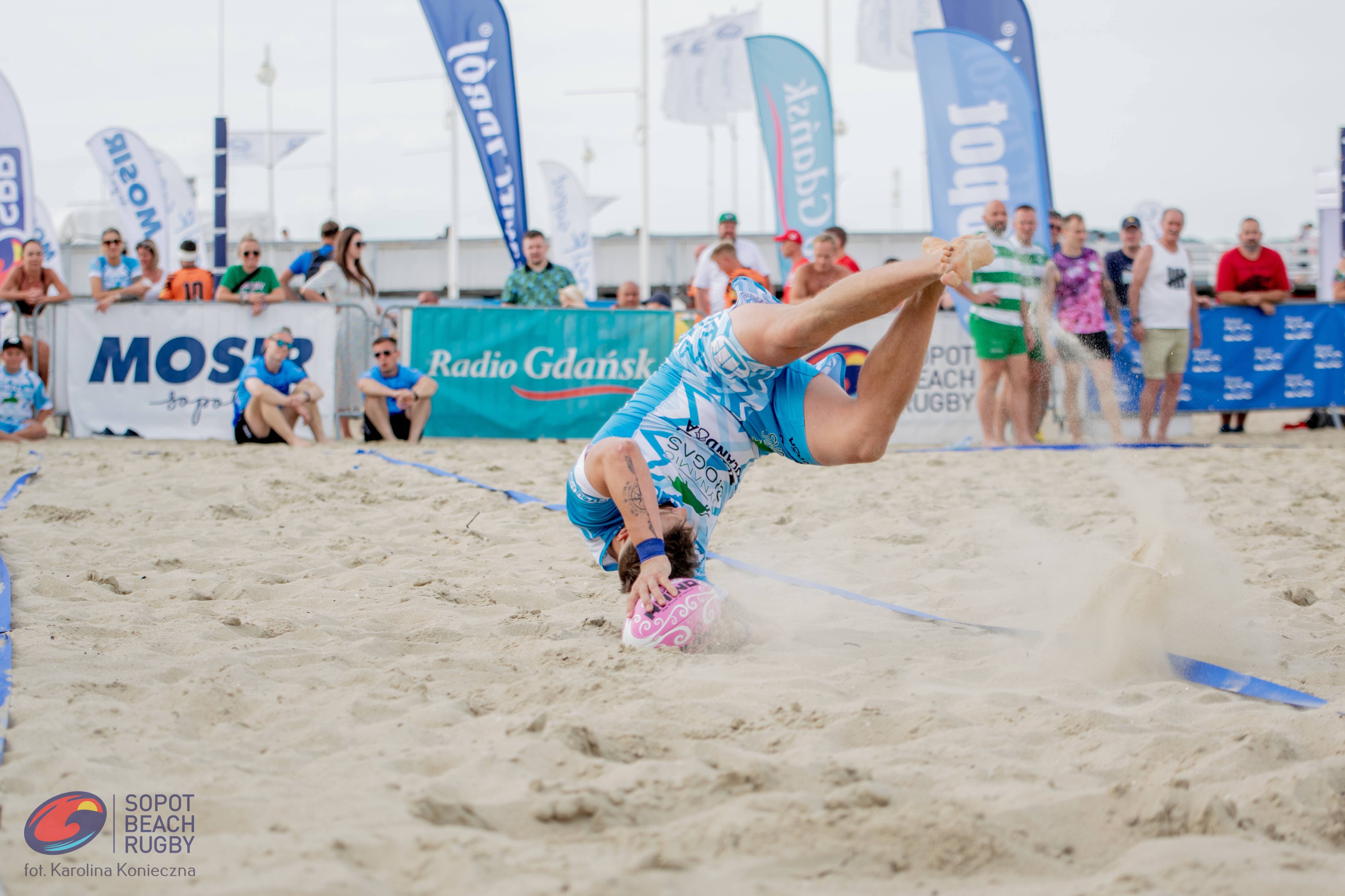 Sopot Beach Rugby 2023 - tłumy kibiców i wielkie sportowe emocje [FOTO]