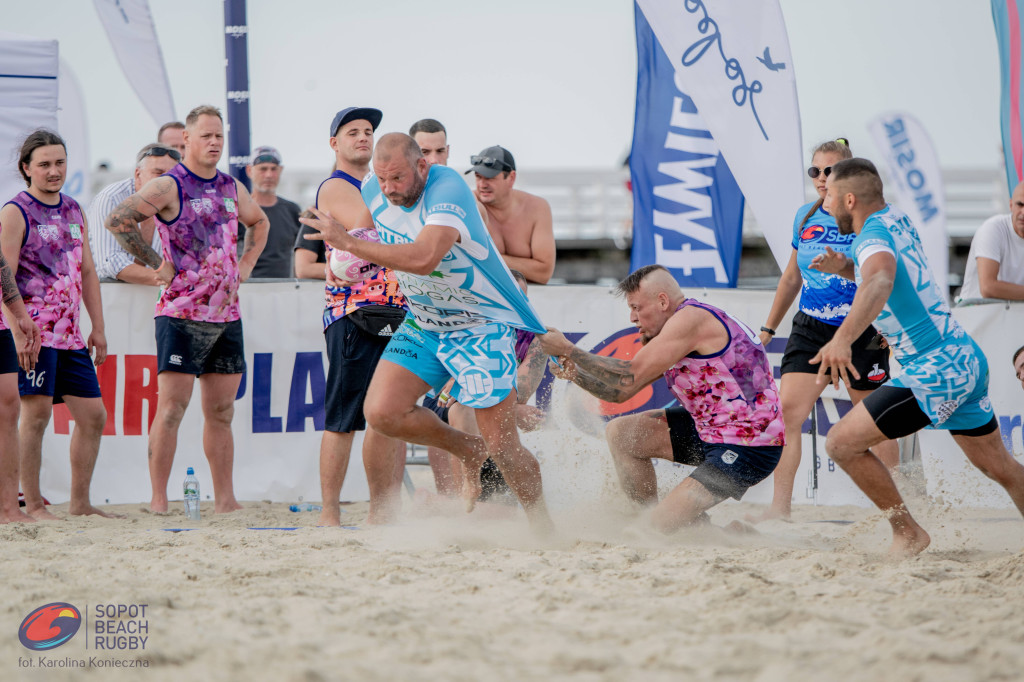 Sopot Beach Rugby 2023 - tłumy kibiców i wielkie sportowe emocje [FOTO]