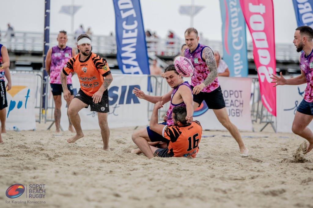 Sopot Beach Rugby 2023 - tłumy kibiców i wielkie sportowe emocje [FOTO]