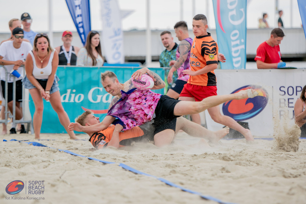 Sopot Beach Rugby 2023 - tłumy kibiców i wielkie sportowe emocje [FOTO]