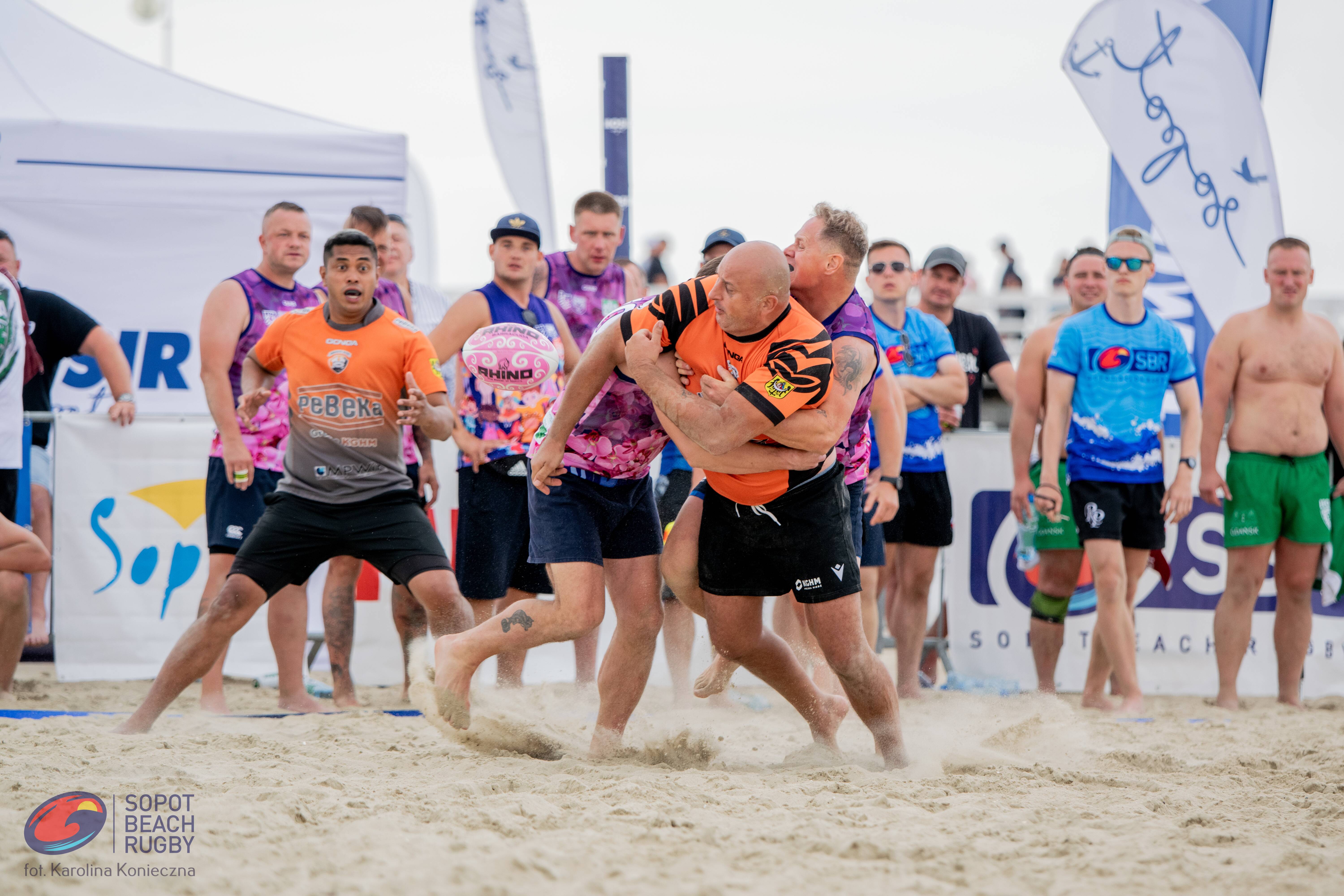 Sopot Beach Rugby 2023 - tłumy kibiców i wielkie sportowe emocje [FOTO]