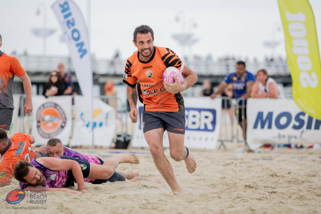 Sopot Beach Rugby 2023 - tłumy kibiców i wielkie sportowe emocje [FOTO]