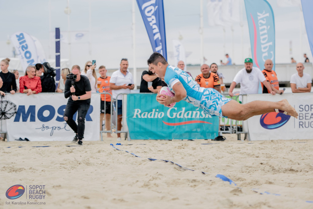 Sopot Beach Rugby 2023 - tłumy kibiców i wielkie sportowe emocje [FOTO]