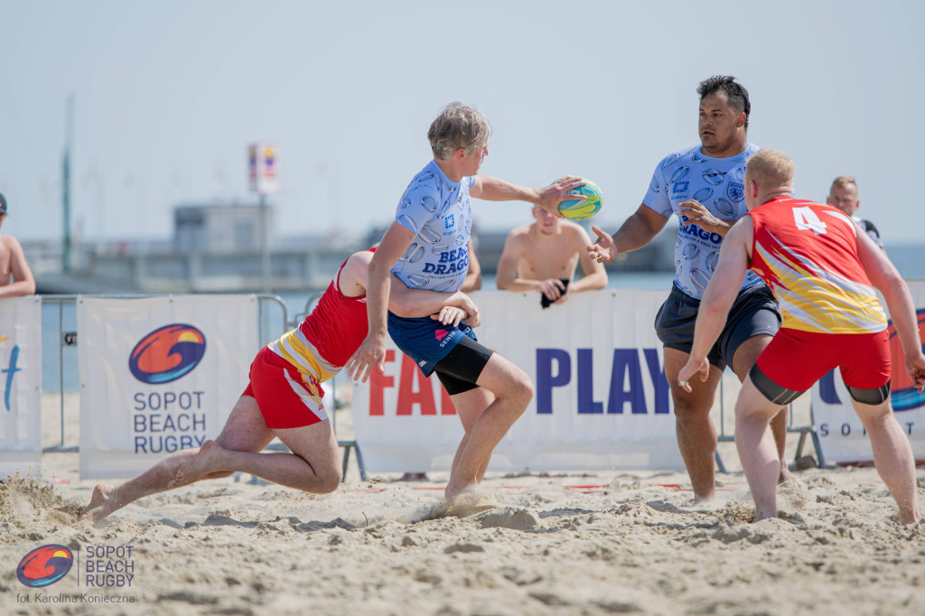 Sopot Beach Rugby 2023 - tłumy kibiców i wielkie sportowe emocje [FOTO]