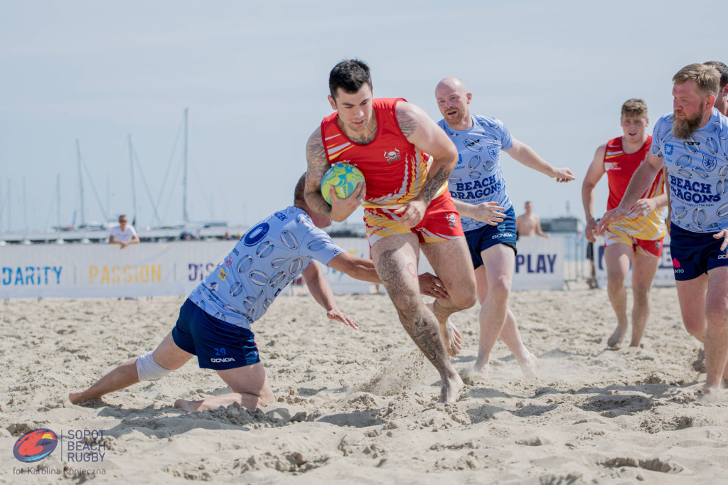 Sopot Beach Rugby 2023 - tłumy kibiców i wielkie sportowe emocje [FOTO]