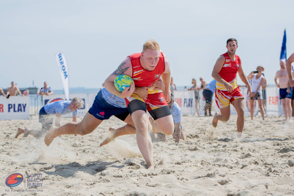 Sopot Beach Rugby 2023 - tłumy kibiców i wielkie sportowe emocje [FOTO]