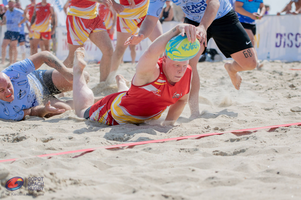 Sopot Beach Rugby 2023 - tłumy kibiców i wielkie sportowe emocje [FOTO]