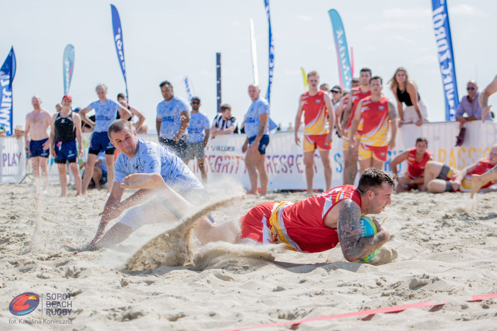 Sopot Beach Rugby 2023 - tłumy kibiców i wielkie sportowe emocje [FOTO]