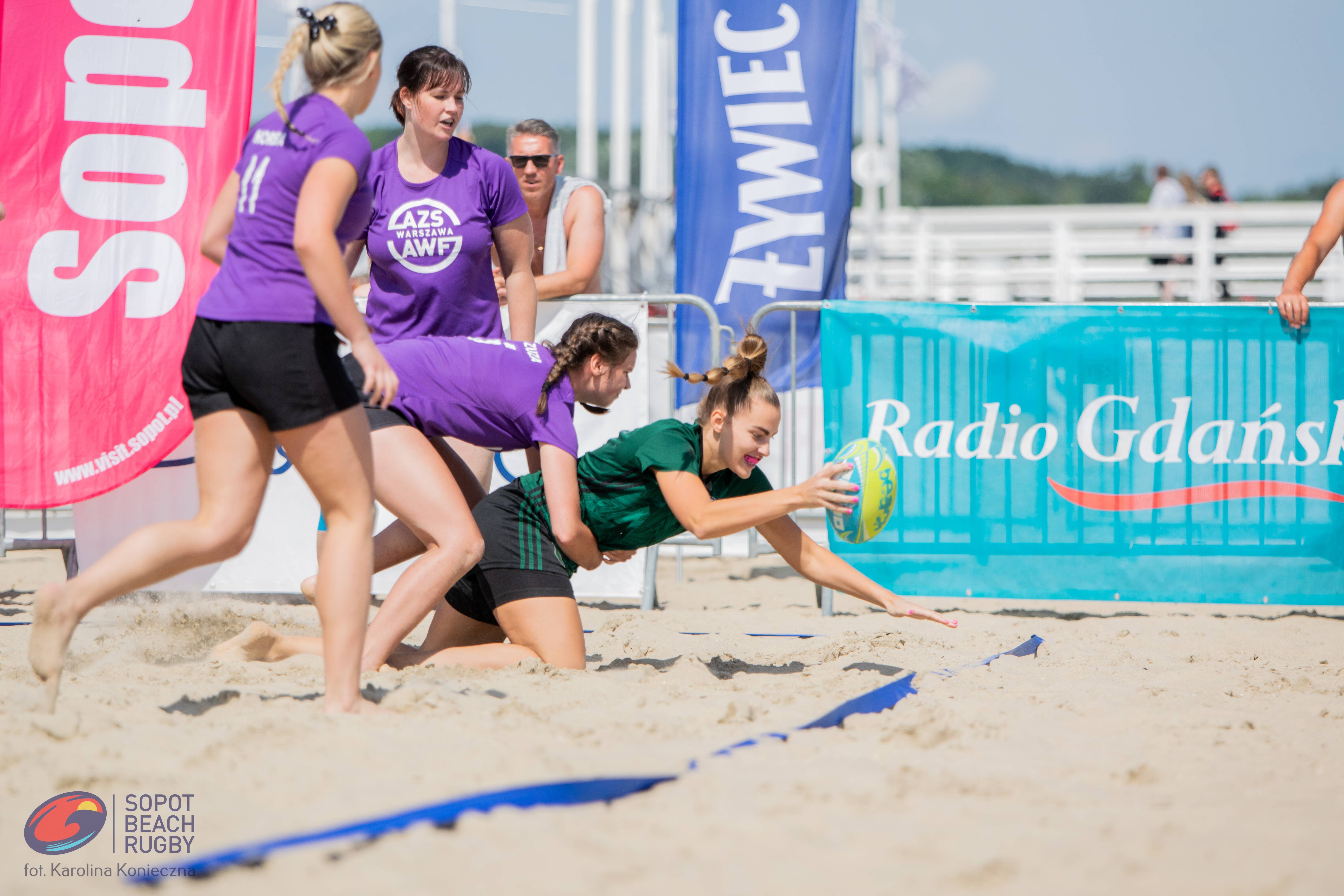 Sopot Beach Rugby 2023 - tłumy kibiców i wielkie sportowe emocje [FOTO]