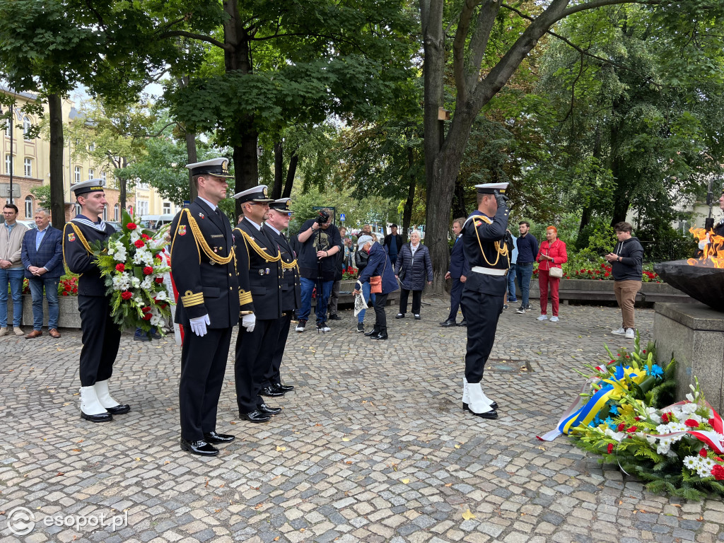 84. rocznica wybuchu II wojny światowej w Sopocie [FOTO]