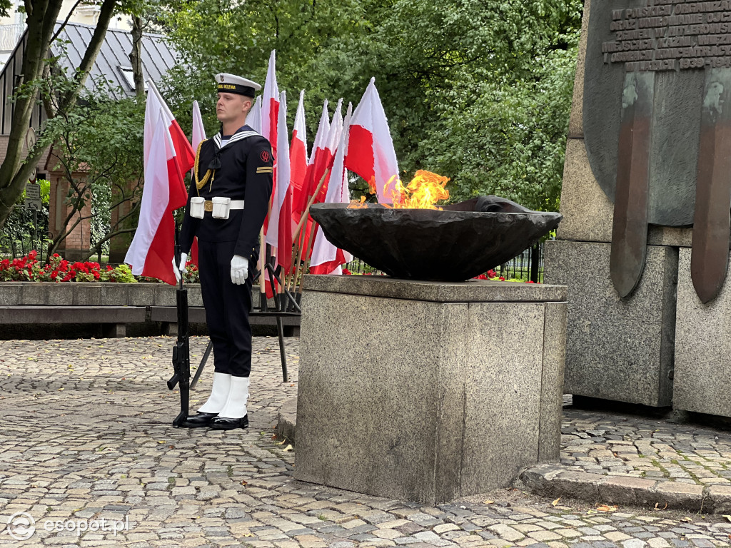 84. rocznica wybuchu II wojny światowej w Sopocie [FOTO]