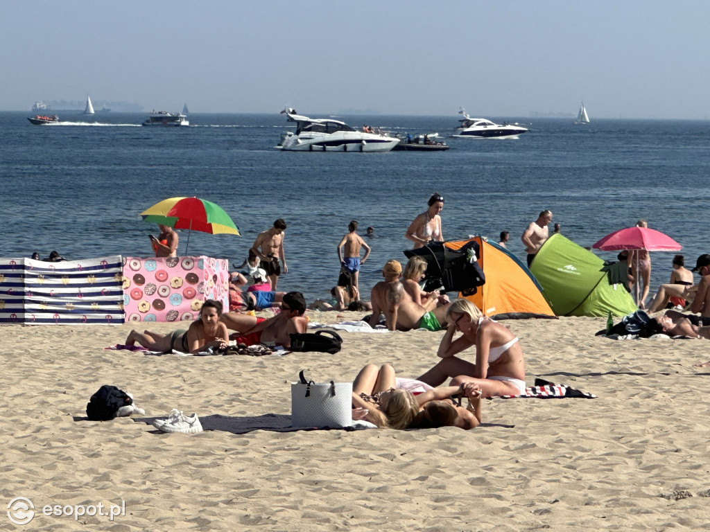 Kto wybrał się do Sopotu na weekend, wygrał! Gorący, plażowy kurort na zdjęciach [FOTO]