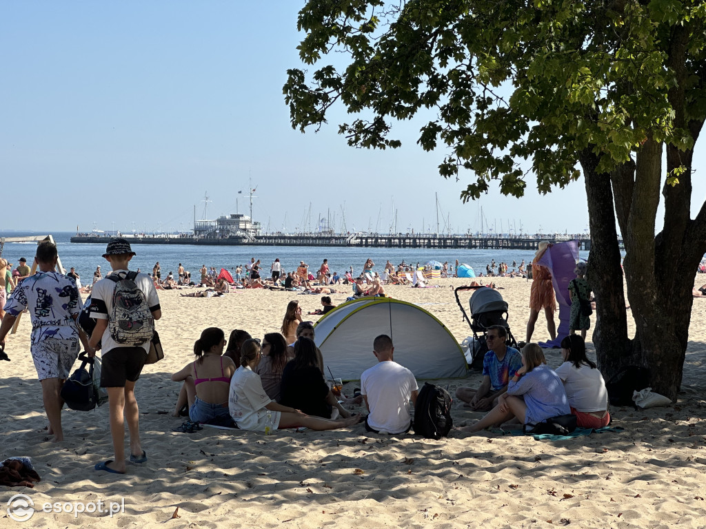 Kto wybrał się do Sopotu na weekend, wygrał! Gorący, plażowy kurort na zdjęciach [FOTO]