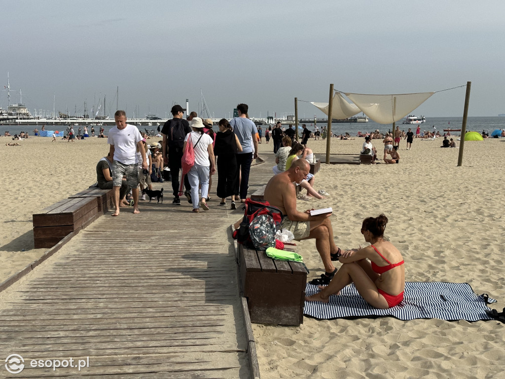 Kto wybrał się do Sopotu na weekend, wygrał! Gorący, plażowy kurort na zdjęciach [FOTO]