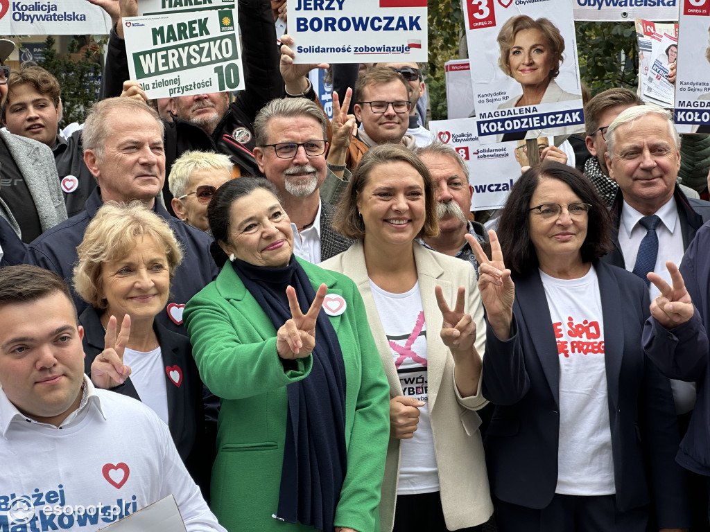 Koalicja Obywatelska podsumowała w Sopocie kampanię wyborczą [FOTO]