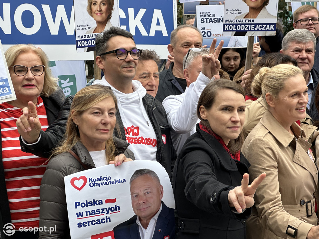 Koalicja Obywatelska podsumowała w Sopocie kampanię wyborczą [FOTO]