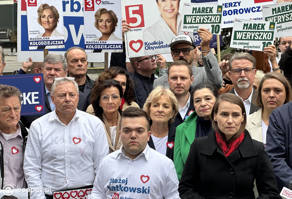 Koalicja Obywatelska podsumowała w Sopocie kampanię wyborczą [FOTO]