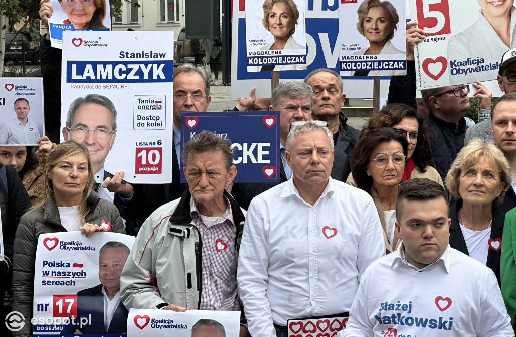 Koalicja Obywatelska podsumowała w Sopocie kampanię wyborczą [FOTO]