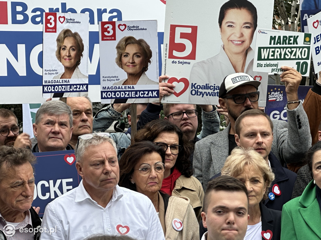 Koalicja Obywatelska podsumowała w Sopocie kampanię wyborczą [FOTO]