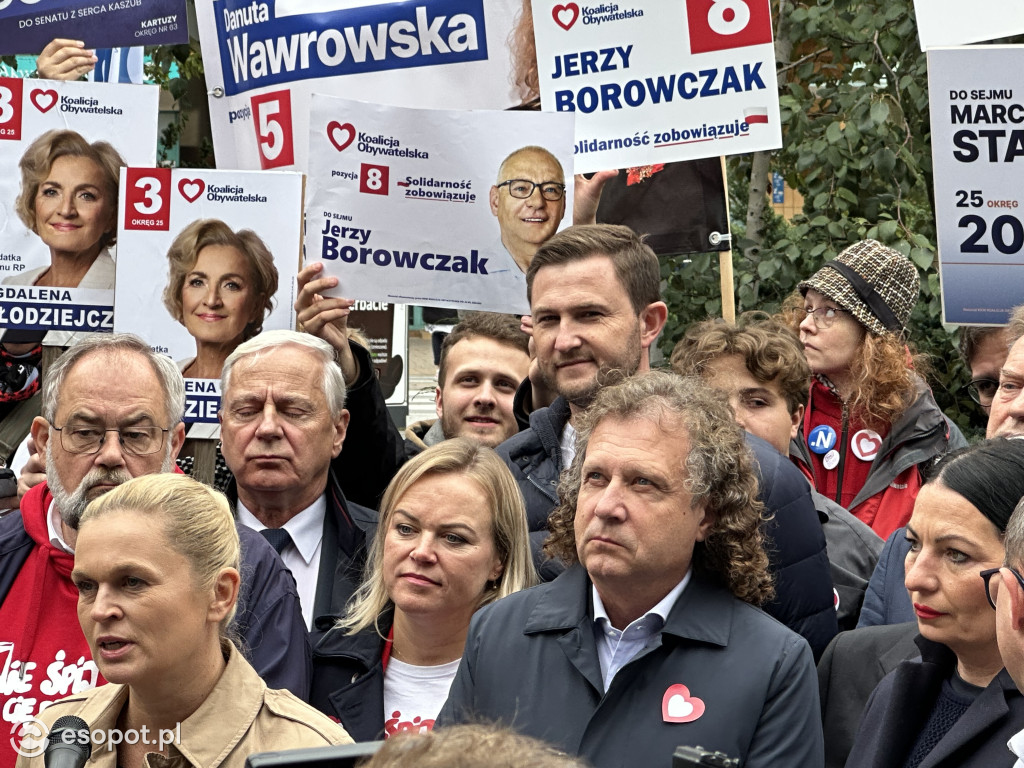 Koalicja Obywatelska podsumowała w Sopocie kampanię wyborczą [FOTO]