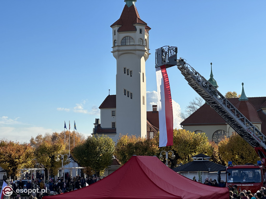 Sopot uczcił rocznicę odzyskania niepodległości! 11 listopada w kurorcie [FOTO]