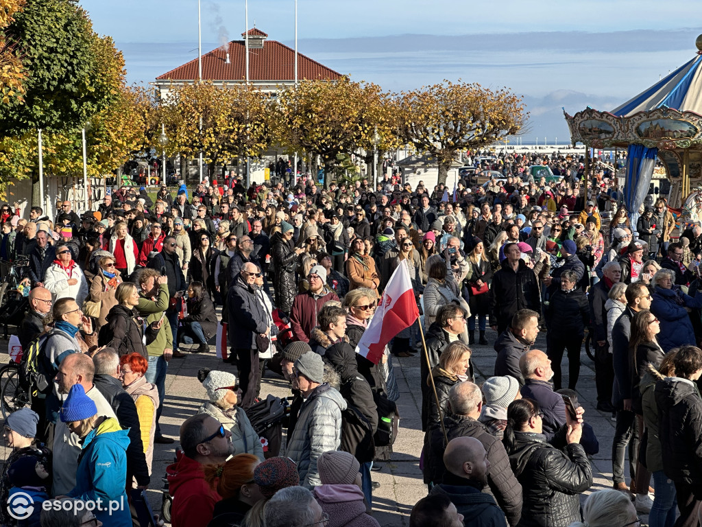 Sopot uczcił rocznicę odzyskania niepodległości! 11 listopada w kurorcie [FOTO]