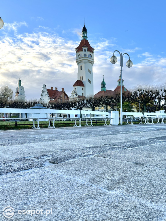 Sopot pięknieje w bieli! W takie dni jest jak z bajki [FOTO]