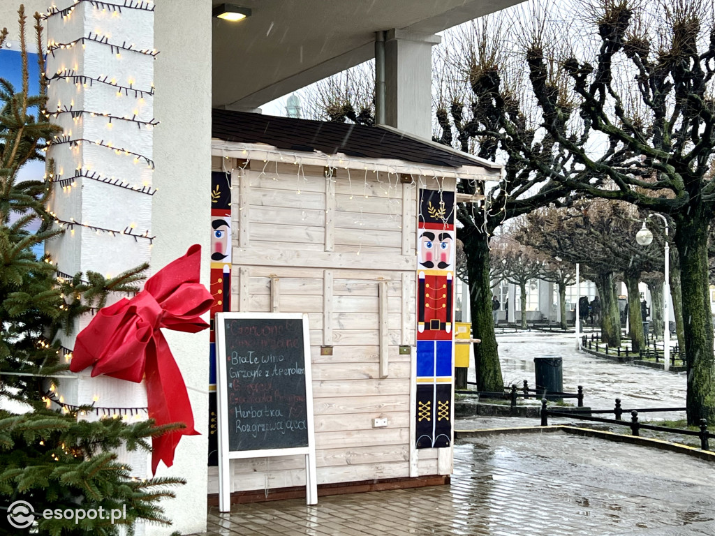 Sopot zachwyca klimatem nawet w brzydką pogodę! Deszcz ze śniegiem w kurorcie [FOTO]