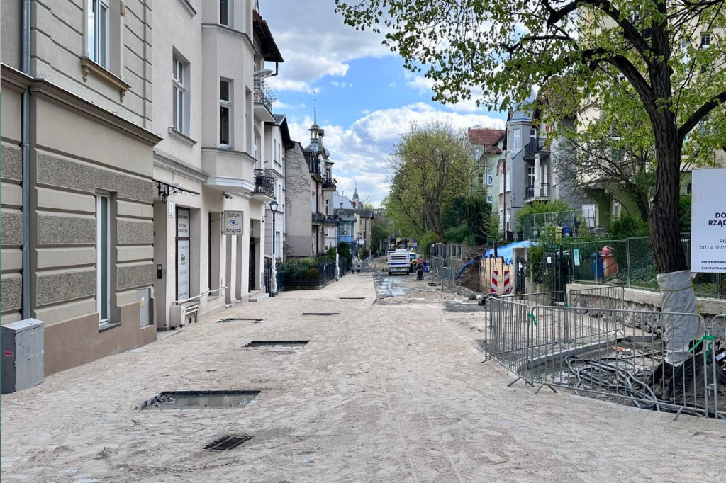 Kolejny woonerf w Sopocie nabiera kształtów [FOTO]