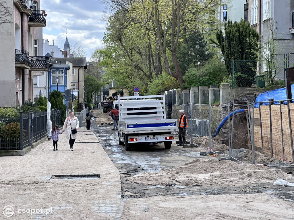 Kolejny woonerf w Sopocie nabiera kształtów [FOTO]