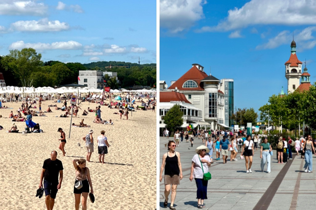 Sopot tętni życiem. Słoneczny czwartek w kurorcie