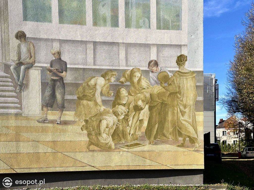 W Sopocie powstał nowy mural! To reinterpretacja znanego arcydzieła [FOTO]