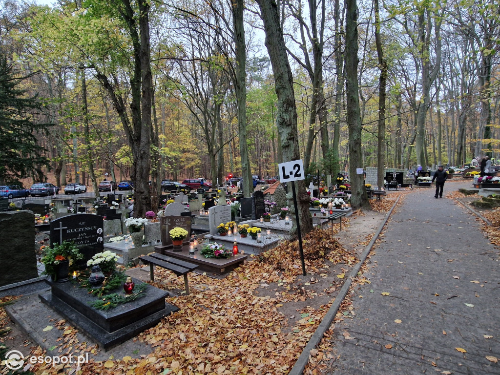 Wszystkich Świętych w Sopocie. Kurort w listopadowej zadumie [FOTO]