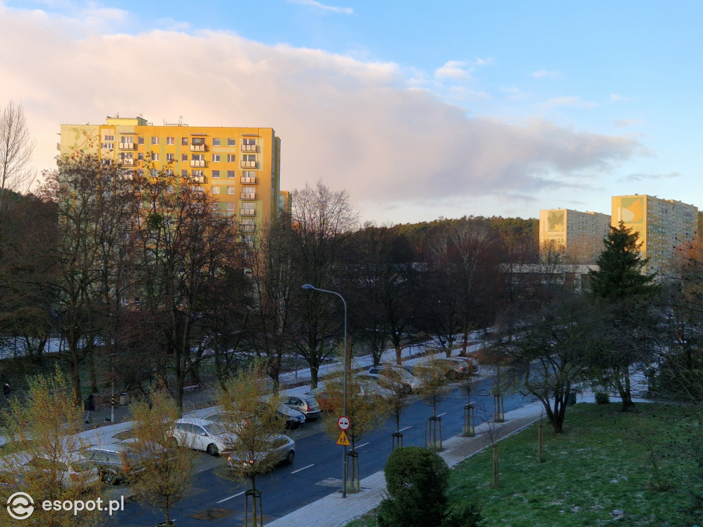 Zimowy falstart na Brodwinie? Pierwszy śnieg zaskoczył sopocian [FOTO]