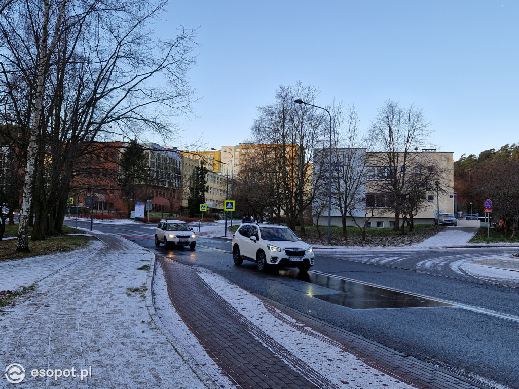 Zimowy falstart na Brodwinie? Pierwszy śnieg zaskoczył sopocian [FOTO]