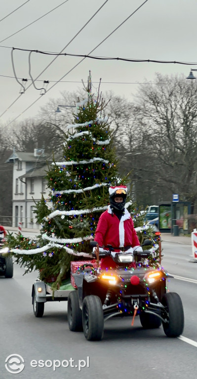 Setki Mikołajów w Sopocie! Magiczna parada na motocyklach [FOTO]