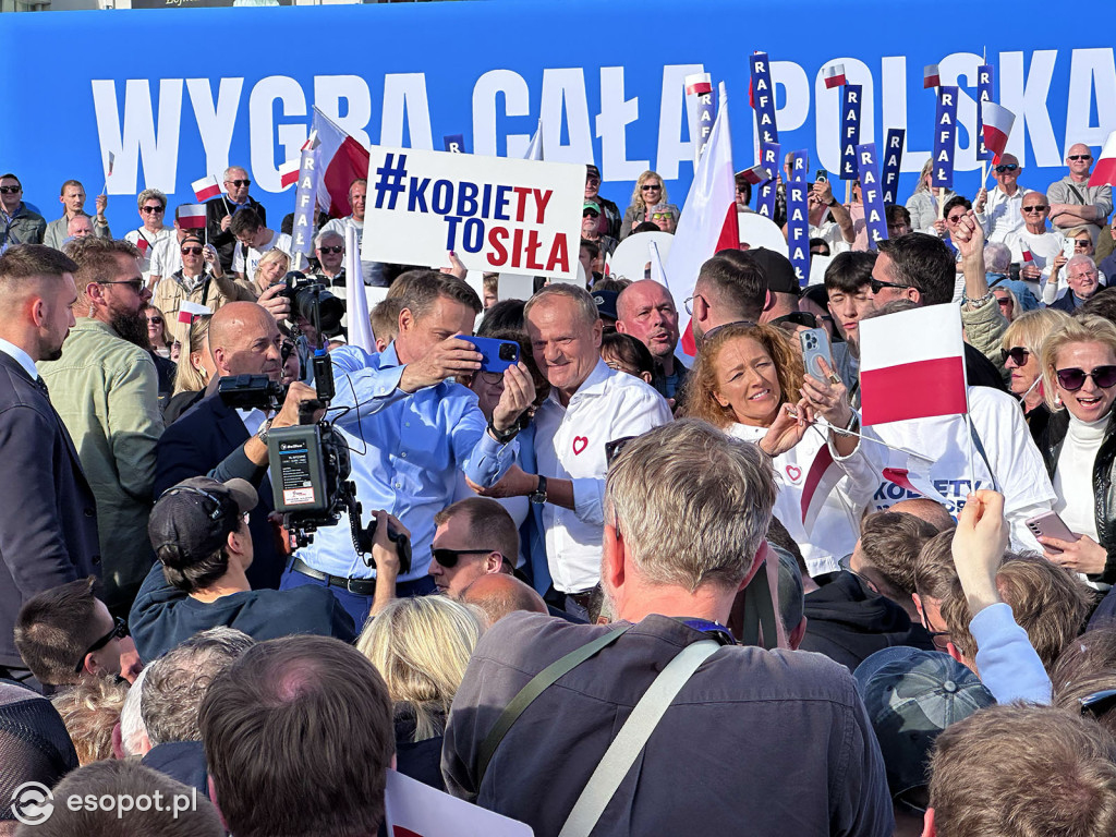 Tłumy na wiecu Rafała Trzaskowskiego w Sopocie [FOTO]