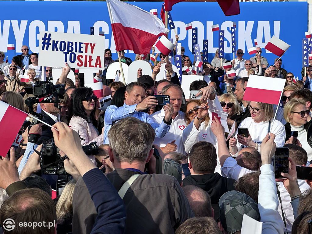 Tłumy na wiecu Rafała Trzaskowskiego w Sopocie [FOTO]