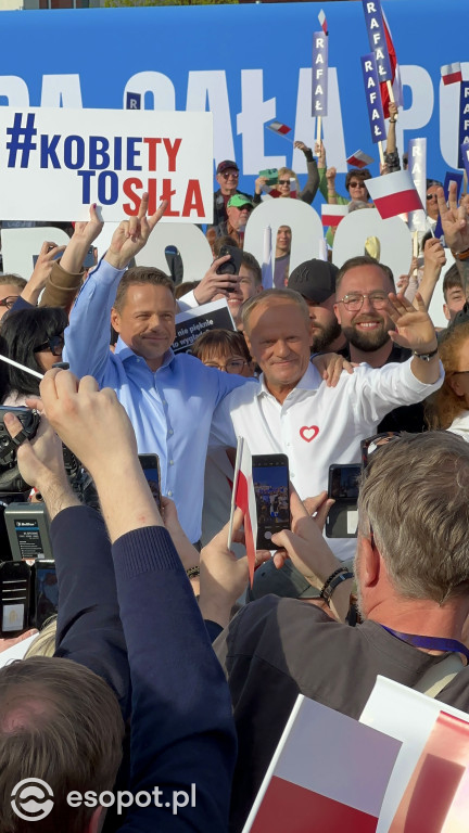 Tłumy na wiecu Rafała Trzaskowskiego w Sopocie [FOTO]