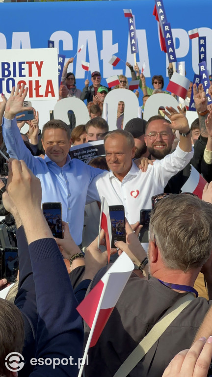 Tłumy na wiecu Rafała Trzaskowskiego w Sopocie [FOTO]