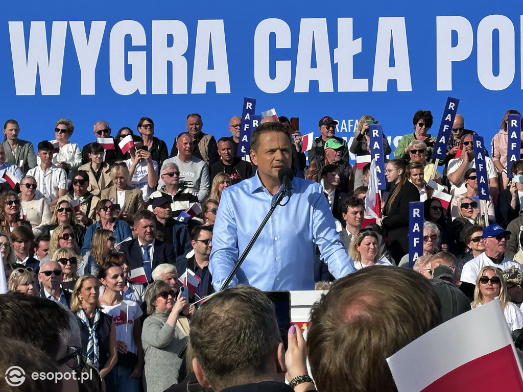 Tłumy na wiecu Rafała Trzaskowskiego w Sopocie [FOTO]