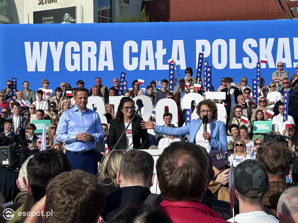 Tłumy na wiecu Rafała Trzaskowskiego w Sopocie [FOTO]